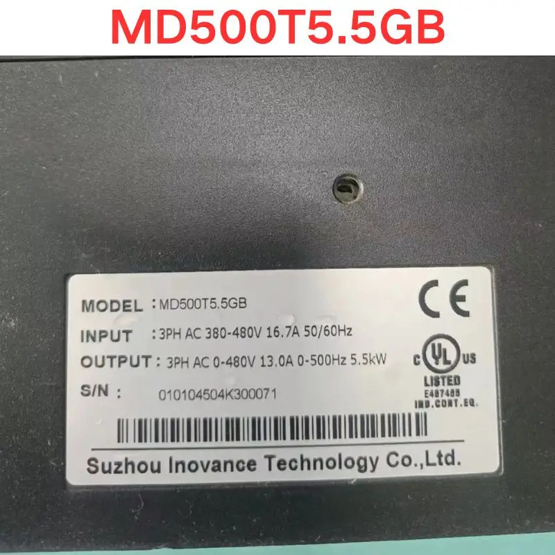리퍼 Inovance MD500T5.5GB 주파수 변환기 5.5KW 기능 OK