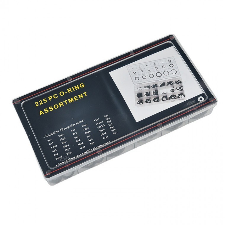 도모아 고무 오링 패킹 바킹 검정색 고무링 씰 225P M12140 - 상품 이미지