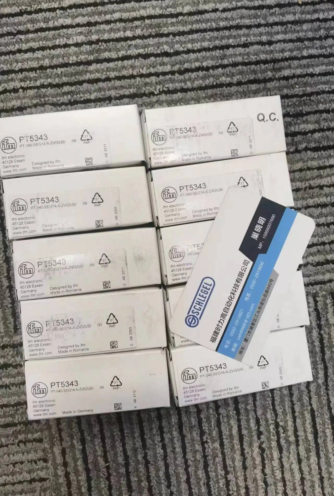 1 페널티IFM DTI 513 421 515 410 RFID 읽기-쓰기 헤드 순서