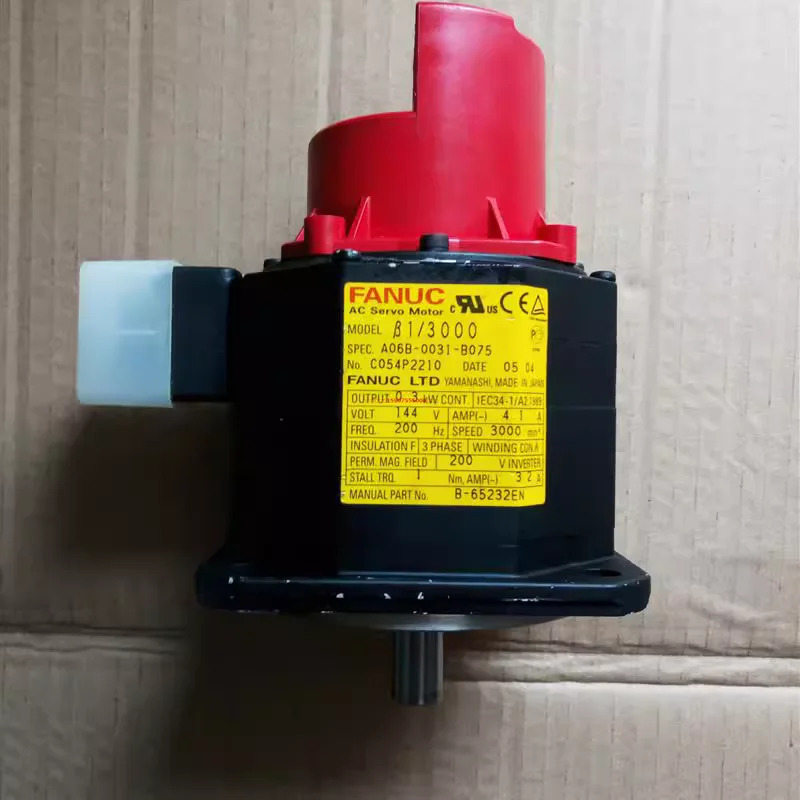 A06B-0031-B075 CNC 기계Fanuc AC 서보모터 리퍼 완료 A06B 0031 B075