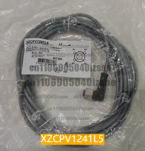 오리지널 사전 배선 커넥터 모델 XZCPV1241L5 길이 5m .. M12 인터페이스