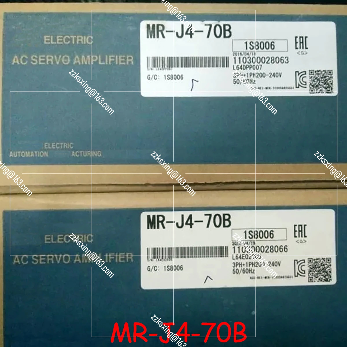 MR-J4-70B 오리지널 서보 드라이버