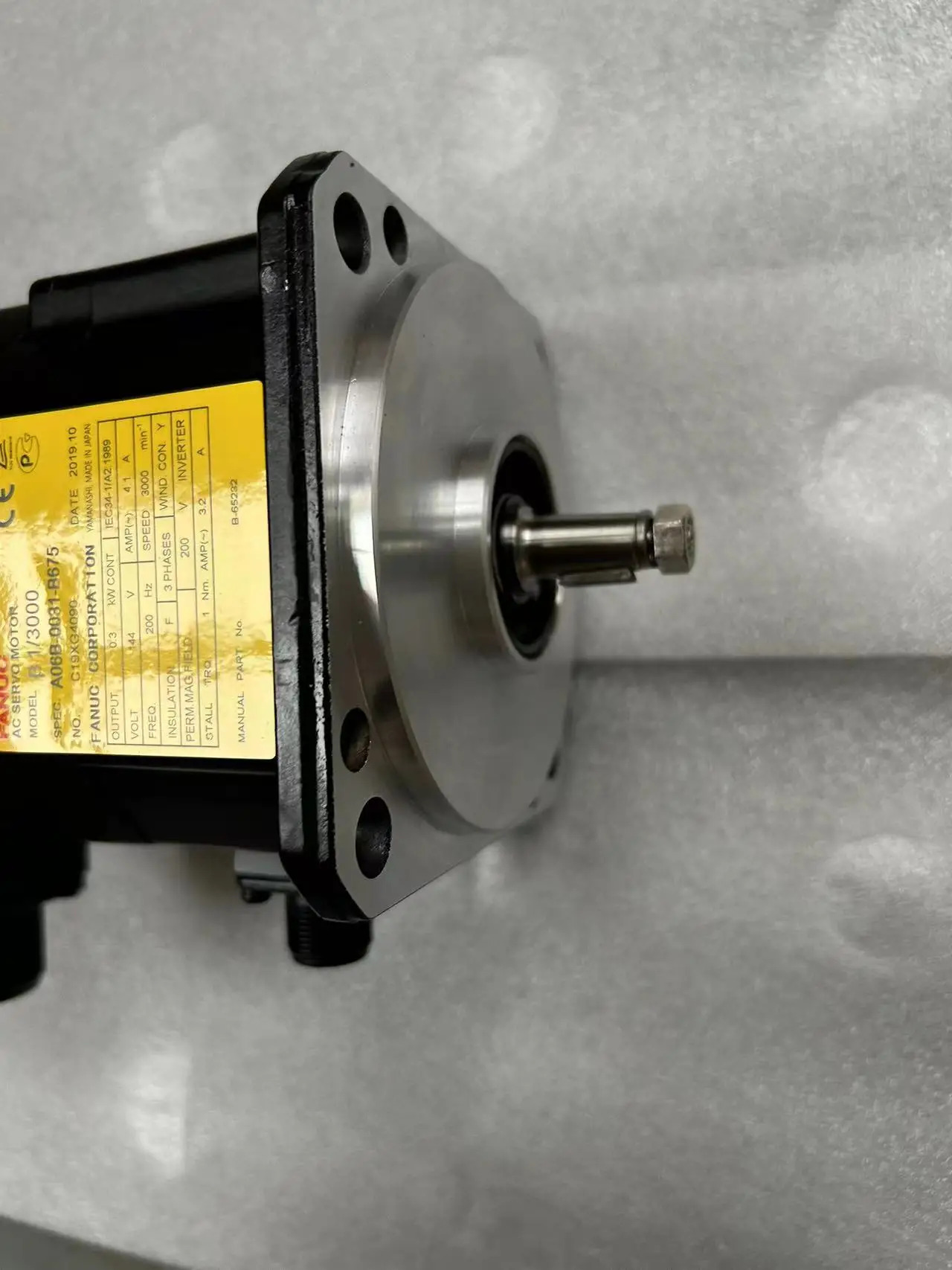 A06B-0031-B675 CNC 기계Fanuc AC 서보모터 리퍼 완료 A06B 0031 B675