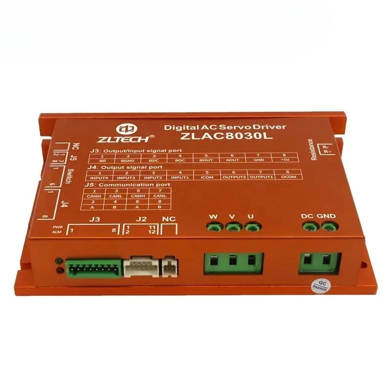 Zltech Ds301 Ds402 Modbus RTU 30A 60A 20V-60V 500W 로봇브러시리스 3상 DC 허브 서보모터 증폭기 드라이버