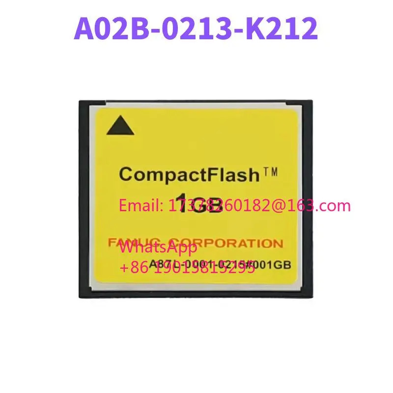 새 A02B-0213-K212 FANUC 1GB 메모리 카드 A87L-0001-0215001GB