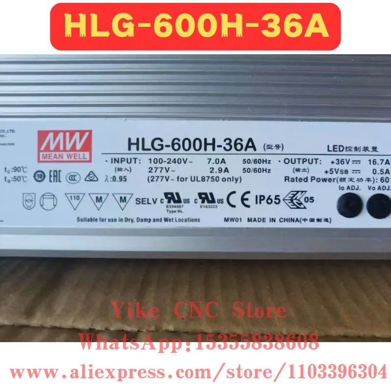 오리지널 HLG-600H-36A 전원