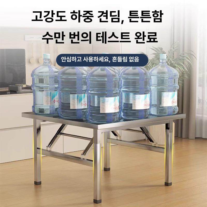 스텐 테이블 포차 식당 호프 용 매장 다이닝 식탁 [정사각형] 60cm 60cm 55cm - 상세 이미지 5