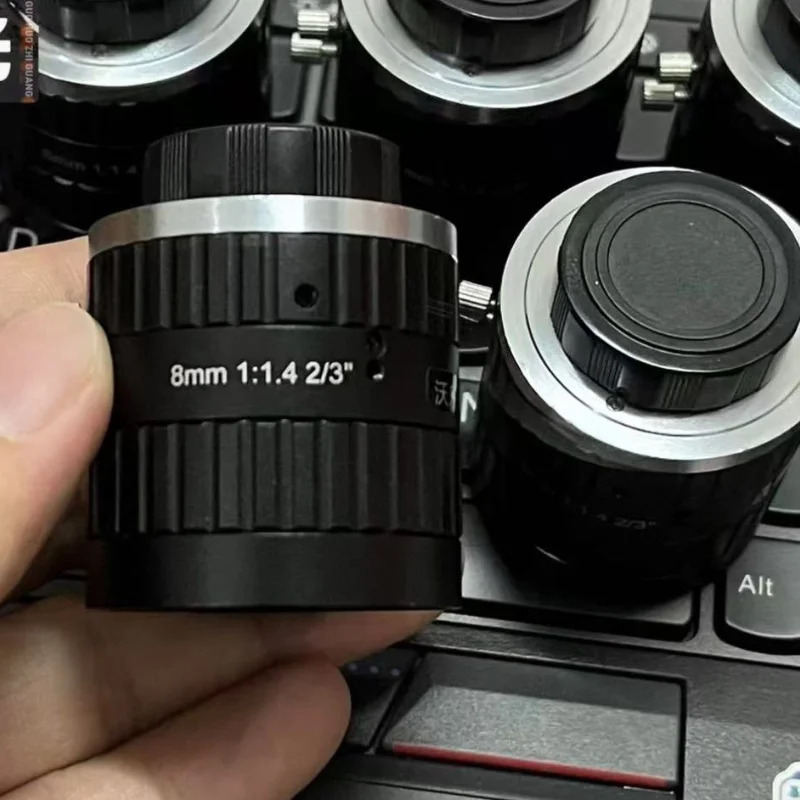 리퍼 FA0802D 산업렌즈 상대 조도 OK 8mm 2/3 인치 5MP FA 렌즈