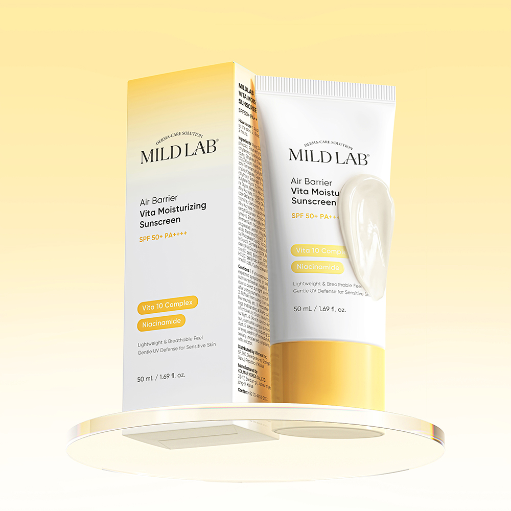 마일드랩 에어베리어 비타 수분 4세대 유기자차 선크림 50ml, 2개 이미지