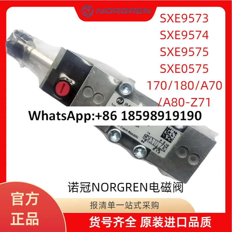 SXE9574-Z71-60/SXE9574-A71-00 솔레노이드 밸브 Noguan 신규