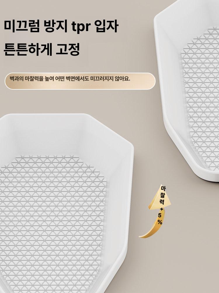 무타공 커튼레일 커튼봉 커튼 압축봉 건메탈그레이 B 0.7~1.2m - 상세 이미지 5