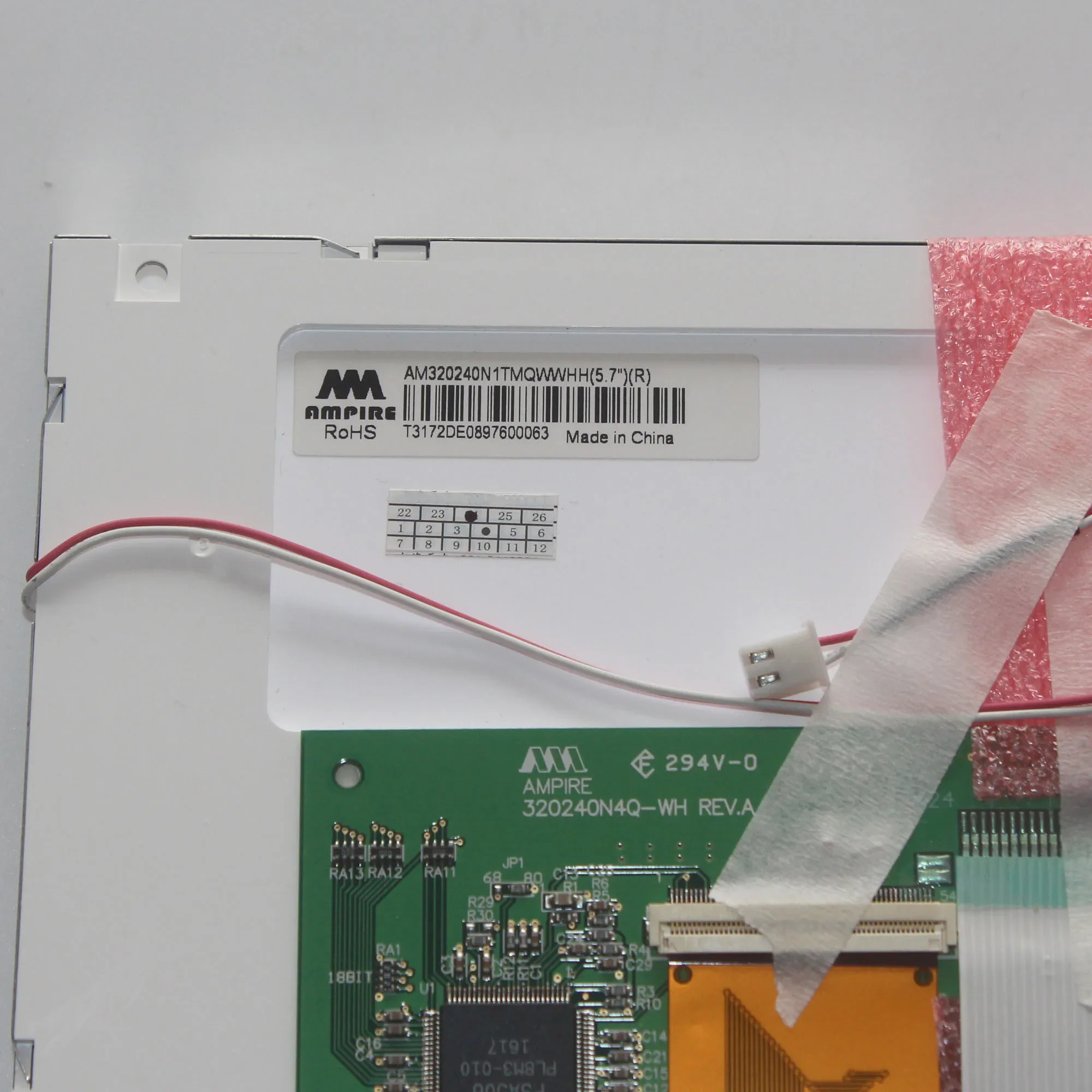 5.7 LCD 화면 AM320240N1TMQWHH AM320240N1TMQWHHR 내부 신