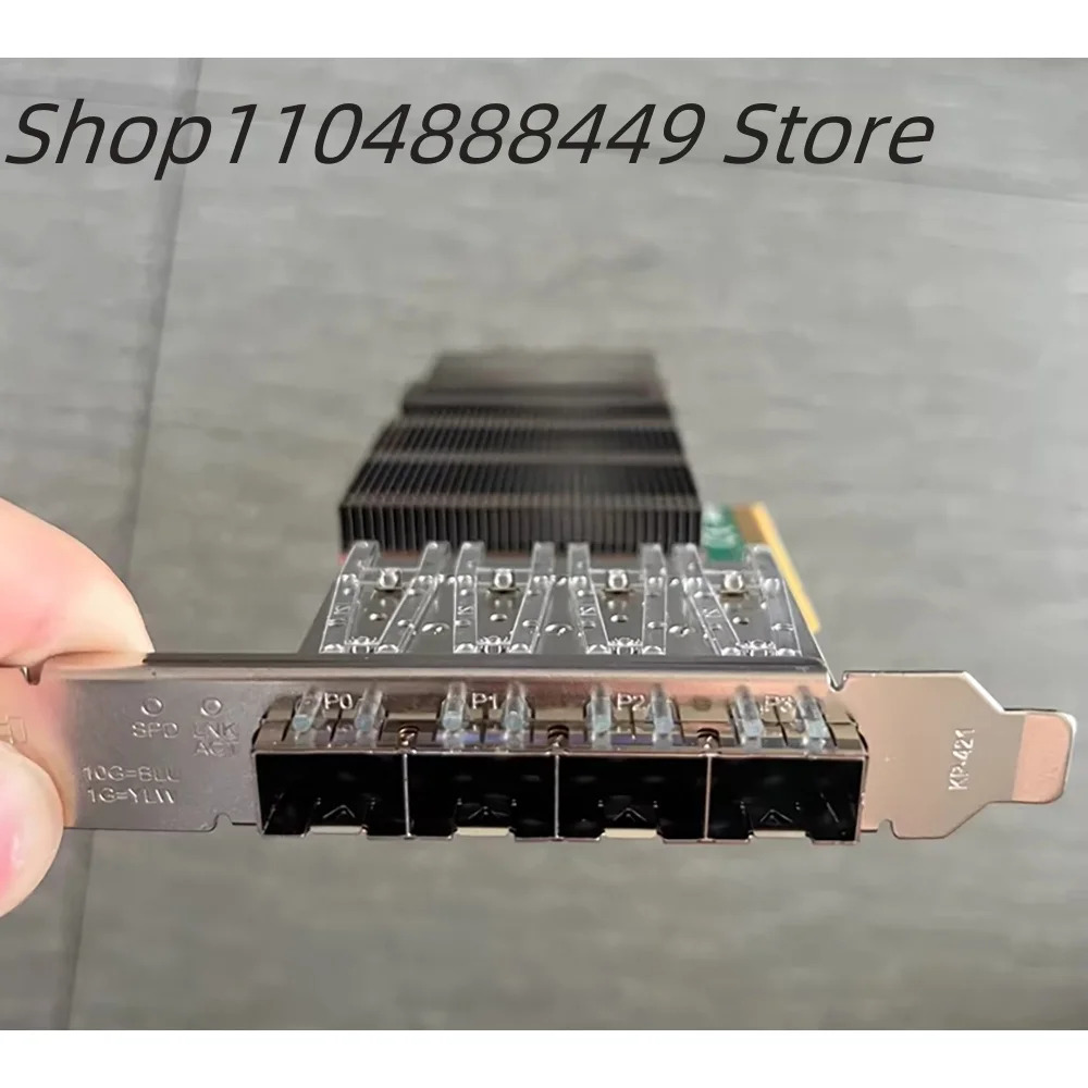 PE310G4SPI9LB X520-DA4 82599ES 4포트 10G 기가비트 광 네트워크 카드