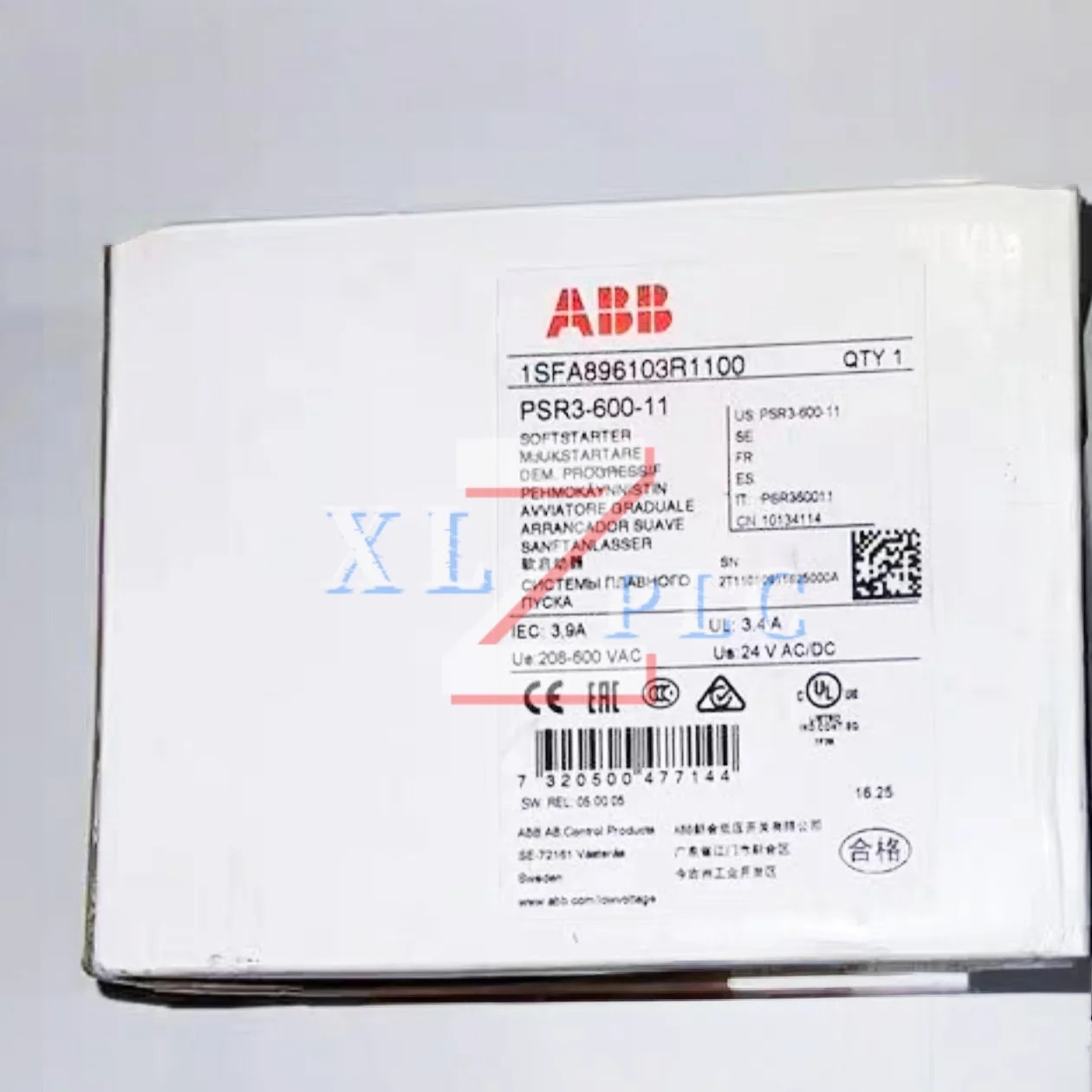 PSR25-600-70 PSR30-600-70 PSR3-600-11 1SFA896103R1100 오리지널 소프트 스타터