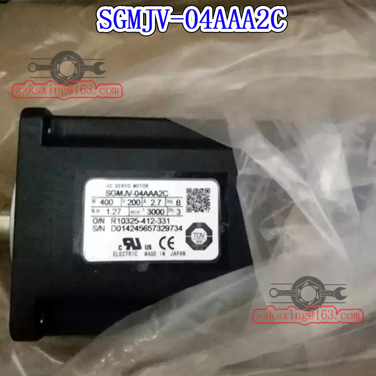 오리지널 AC 서보모터 신 SGM호환JV-04AAA2C