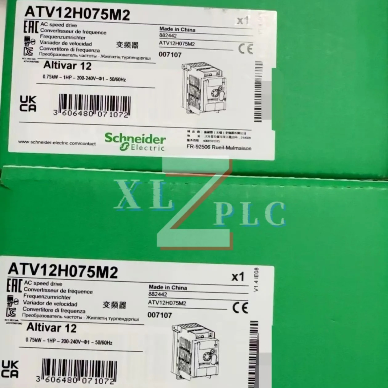 ATV12H075M2 ATV12HU22M3 주파수 변환기 신규 입고