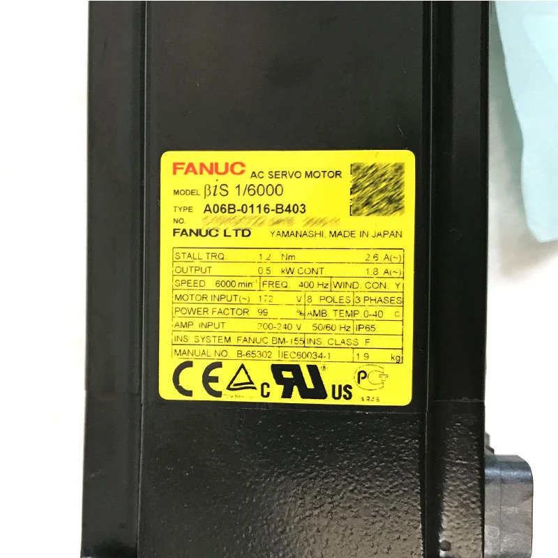 A06B-0116-B403 Fanuc AC 서보모터 리퍼 완료 A06B 0116 B403