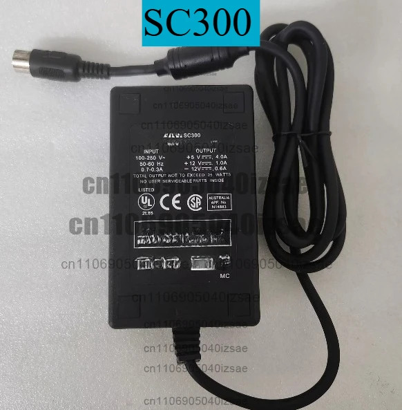 SC300 5코어 전원공급장치 5V4A 12V1A -12V0.6A전원 코드 기능적으로 손상되지 않음 리퍼 완료