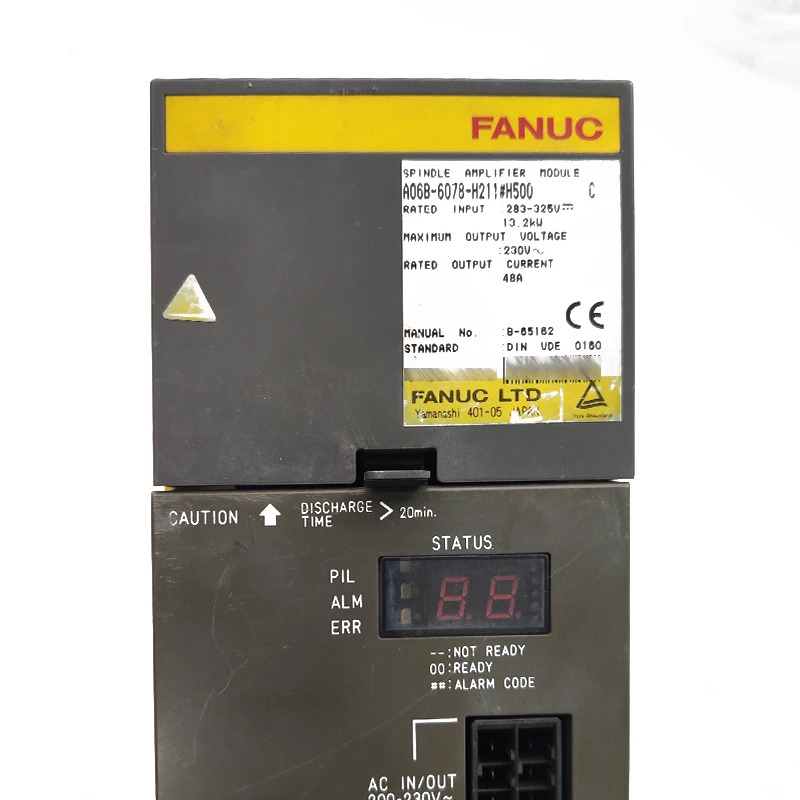 A06B-6078-H211 Fanuc 스핀들 증폭기 모듈 리퍼 완료 A06B 6078 H211