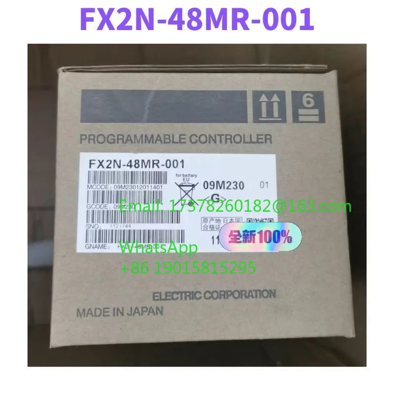 FX2N-48MR-001 오리지널 PLC 모듈 FX2N 48MR 001