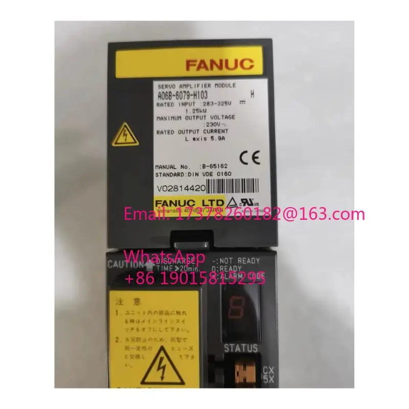 리퍼 A06B-6079-H103 스핀들 증폭기 모듈 완료