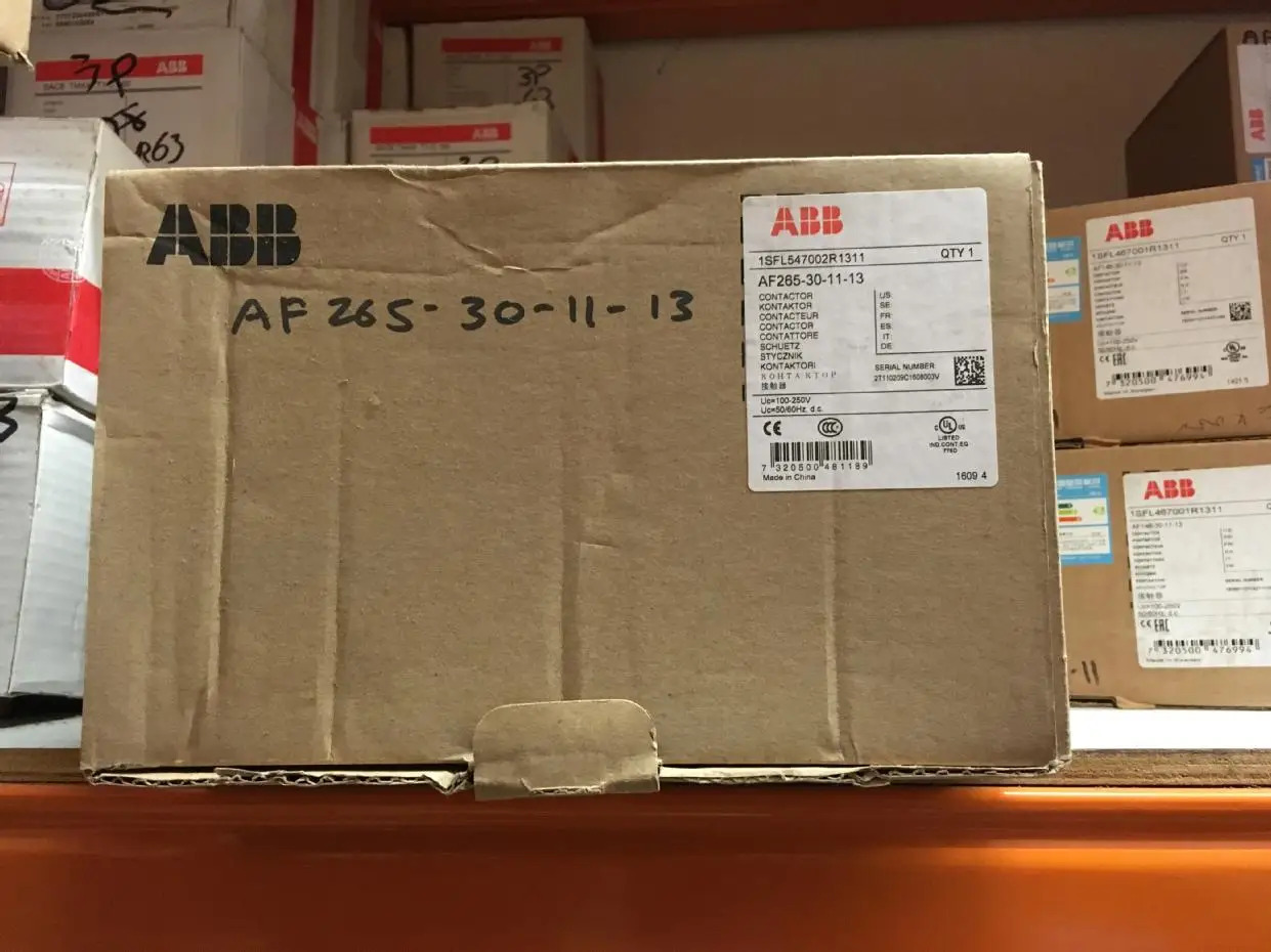 오리지널 ABB 접촉기 AF265-30-11-13 100-250VAC/DC AC 공유 신