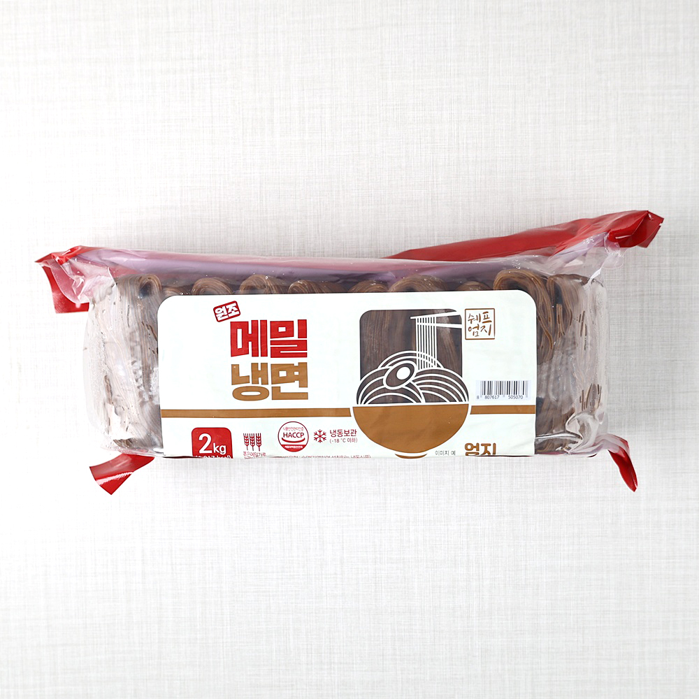 엄지 메밀냉면 사리 업소용 냉면면 물 비빔 평양냉면 2kg, 10개 - 상세 이미지 2