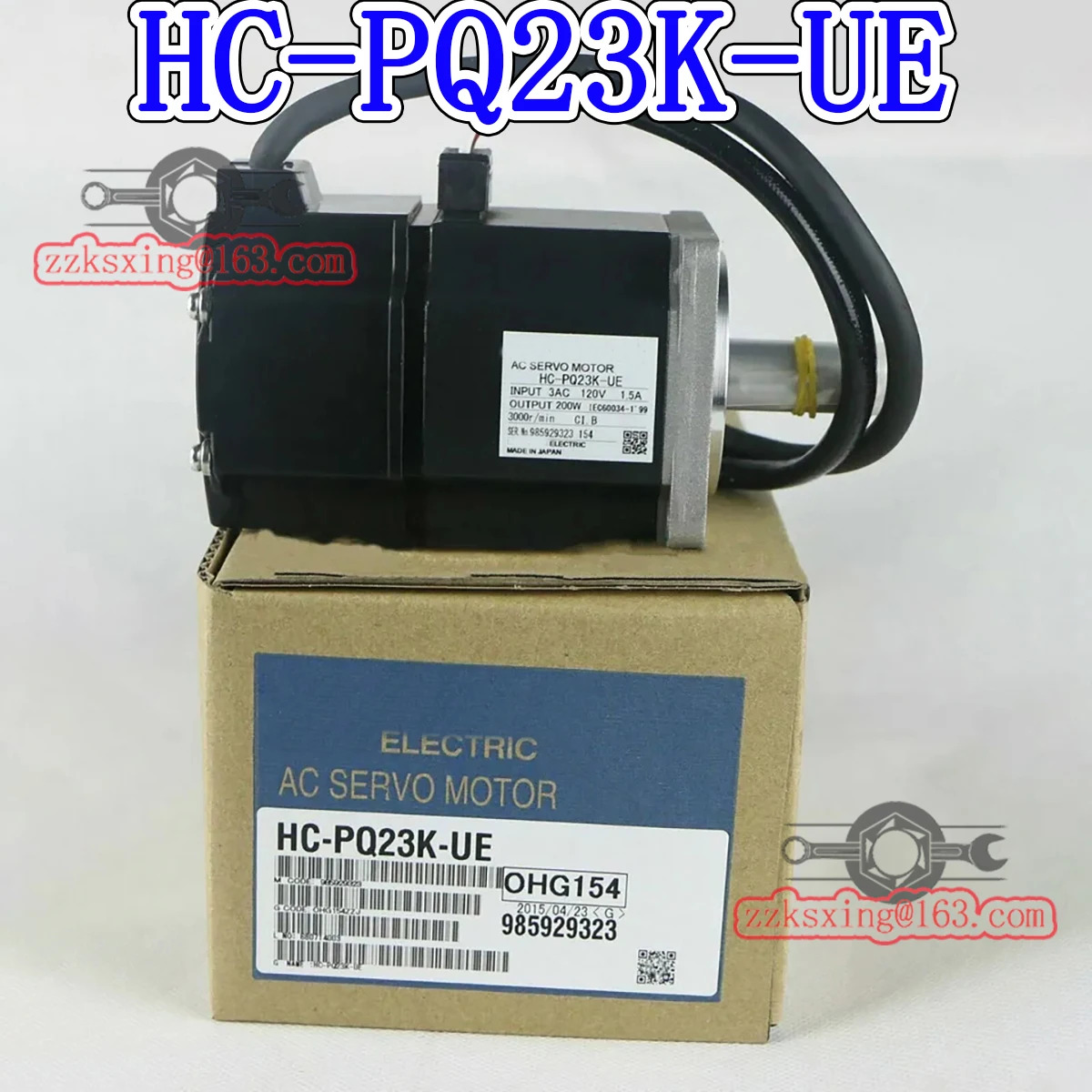 HC-PQ23K-UE 오리지널 AC 서보모터 내