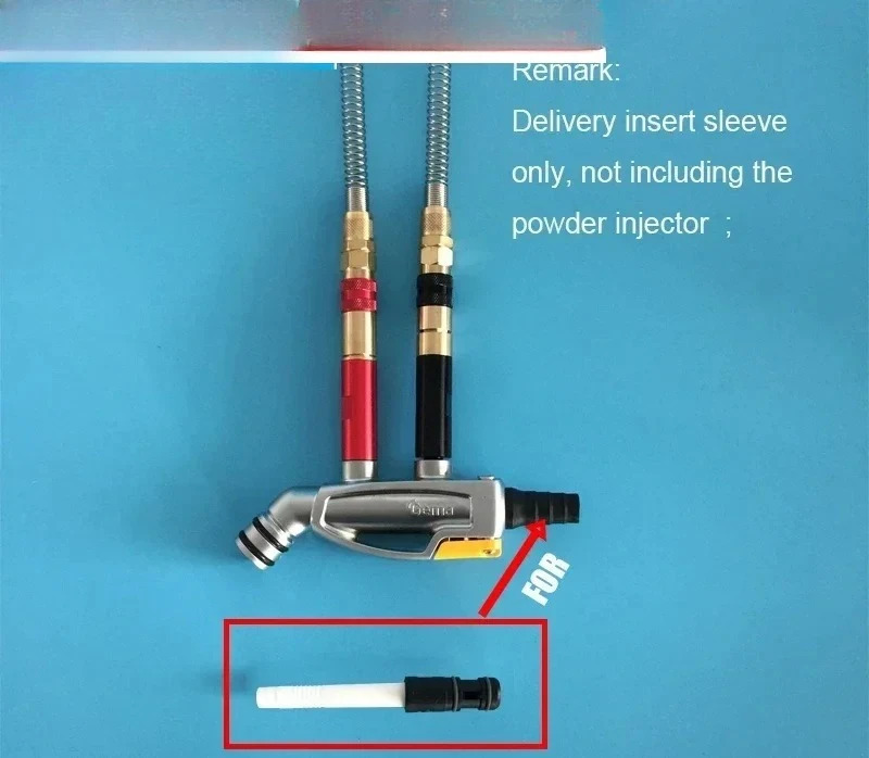 HT-G 1016561  IG07 파우더 펌프Gema Optiflow 인젝터 카트리지 튜브맞는 목구멍 파이프 인서트 슬리브 피팅