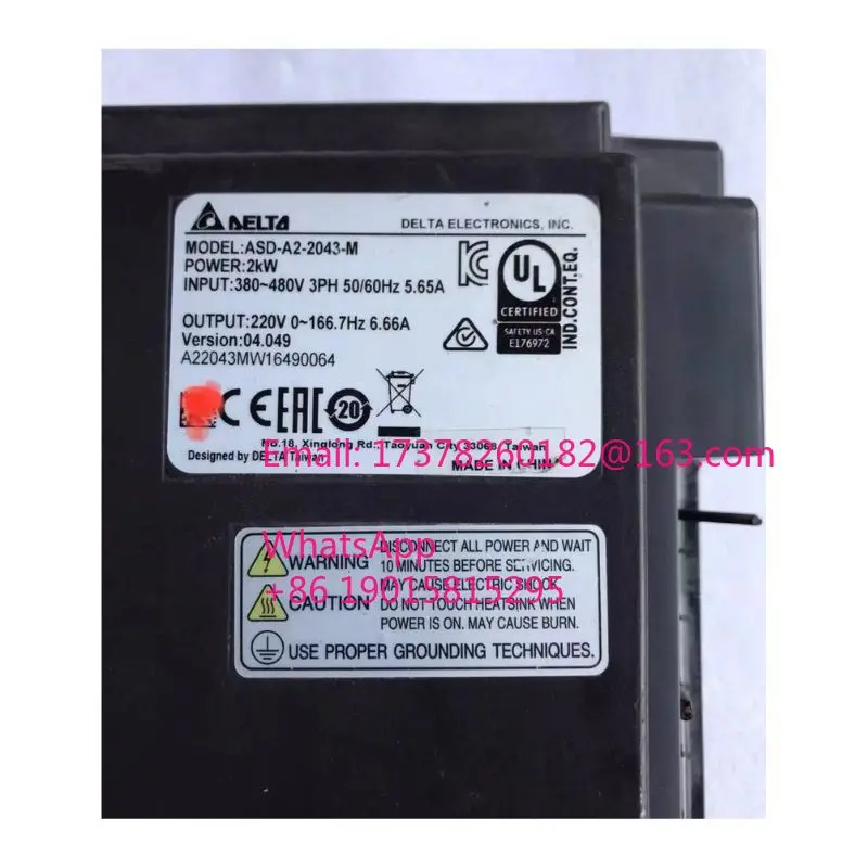 리퍼 ASD-A2-2043-M 서보 드라이브 완료
