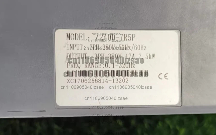 주파수 변환기 Z2400-7R5P 7.5KW 380V 리퍼 완료 OK