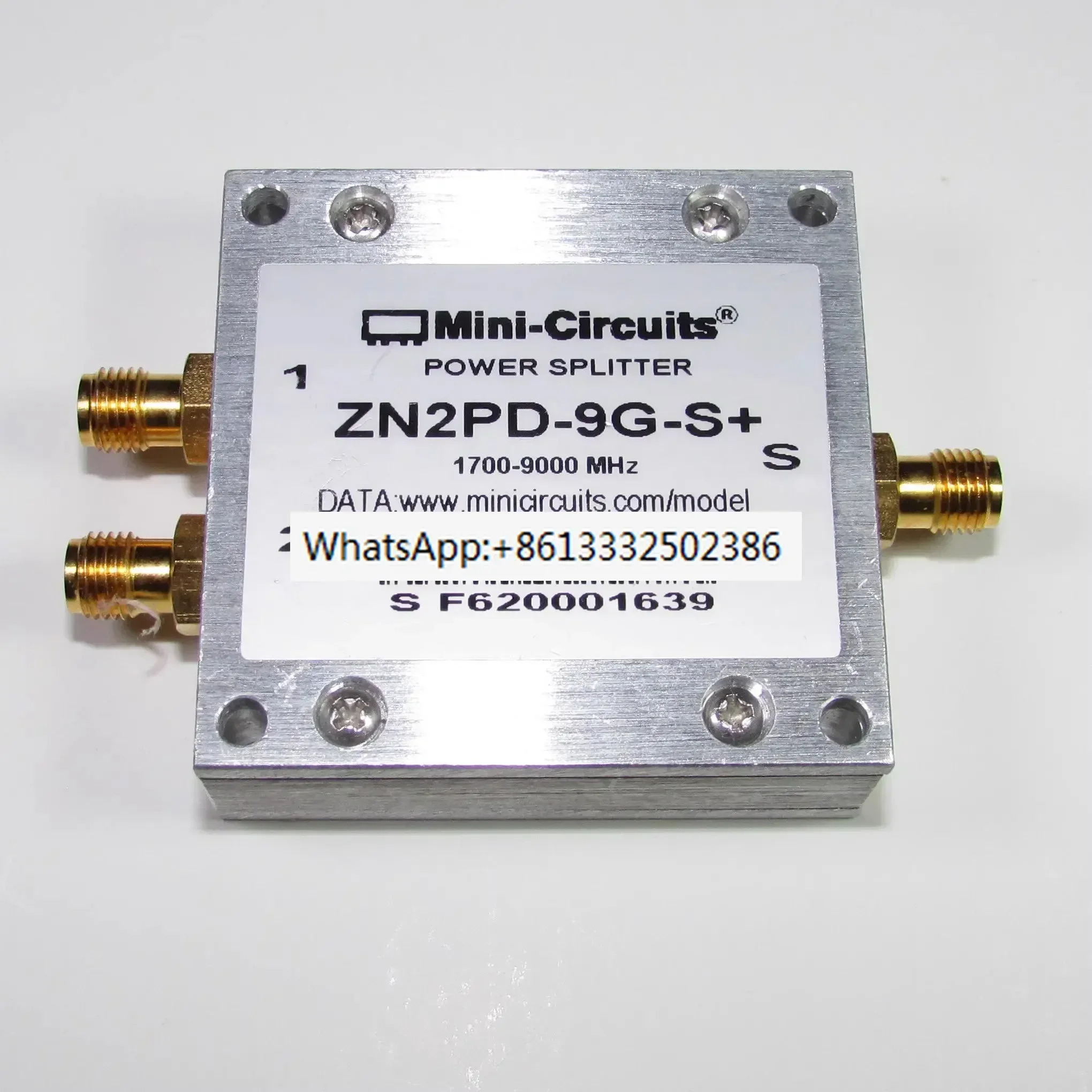 미니 회로 ZN2PD-9G-S1.7-9GHz 30W SMA RF 2개 전력 분배기