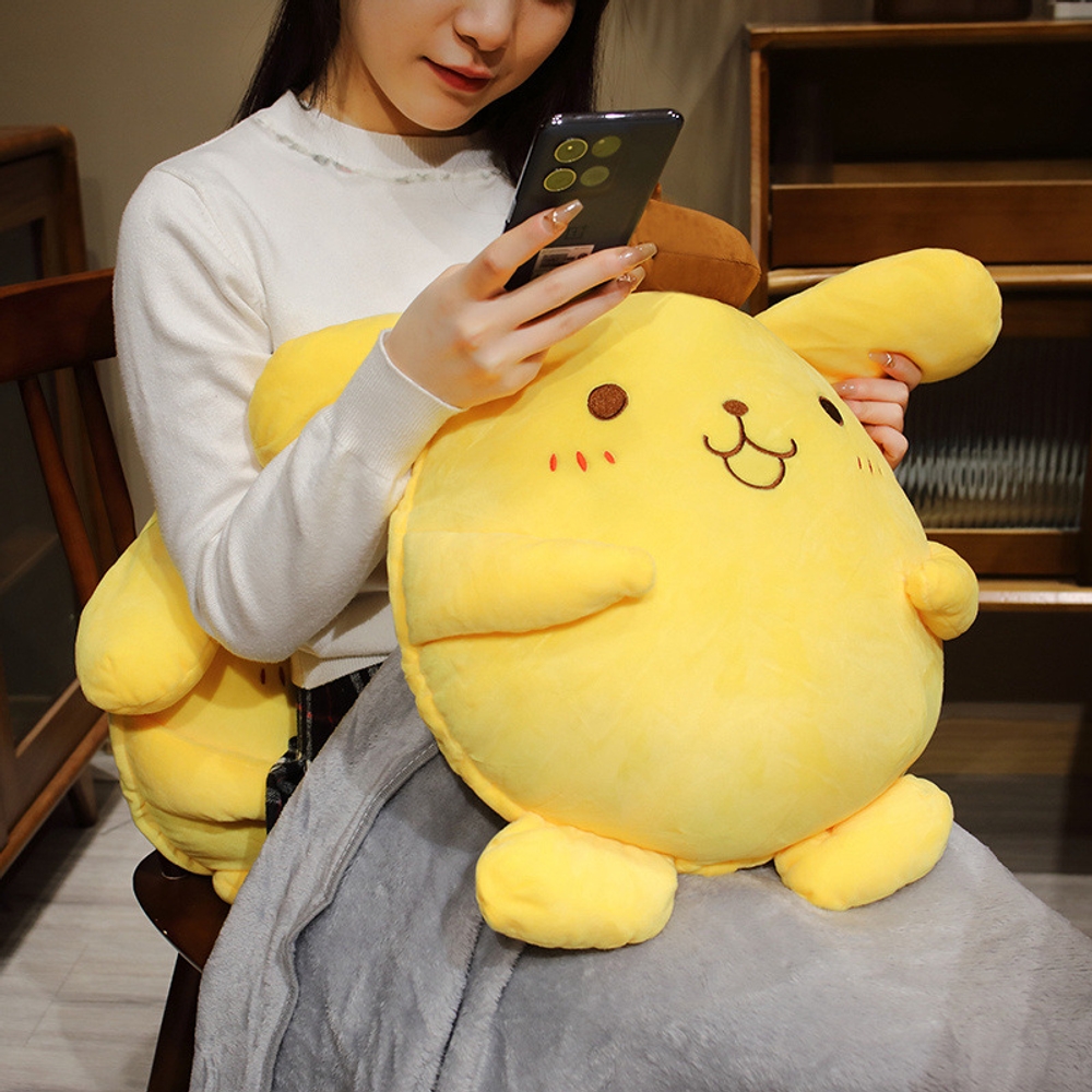푹신 얼굴쿠션 인형쿠션 낮잠 쿠션 사무실용 홈데코 졸린 눈 푸딩 푸딩 40cm - 상세 이미지 3