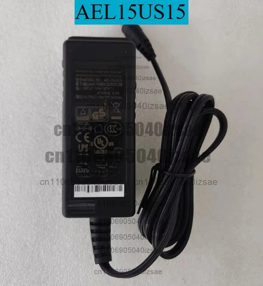 AEL15US15 전원공급장치 15V1A 5525 플매트 카펫 러그 완전 작동 리퍼 완료