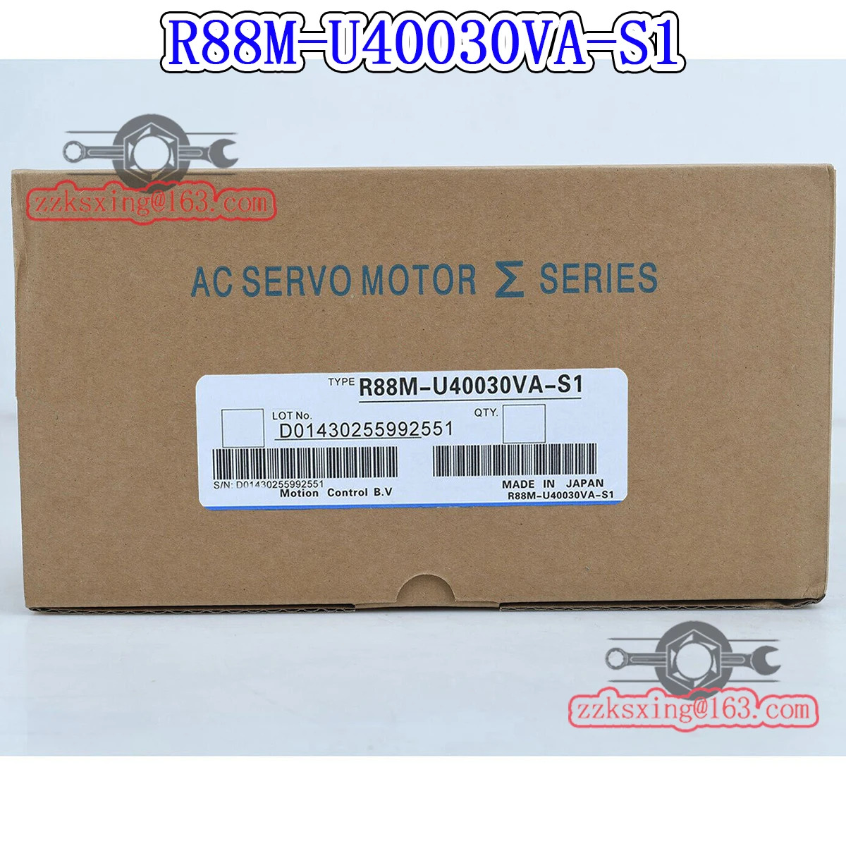 오리지널 AC 서보모터 R88M-U40030VA-S1