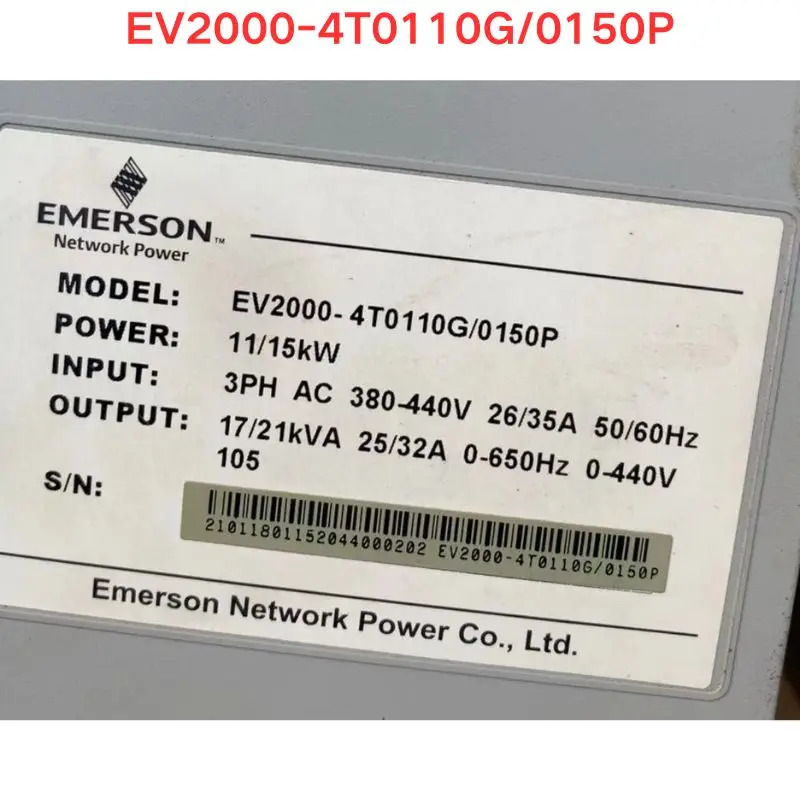 리퍼 에머슨 EV2000-4T0110G/0150P 주파수 변환기 11/15KW 기능 OK