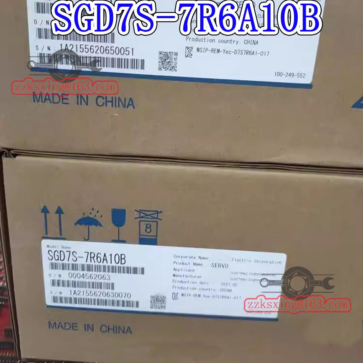 오리지널 AC 서보 드라이버 신 SGD7S-7R6A10B