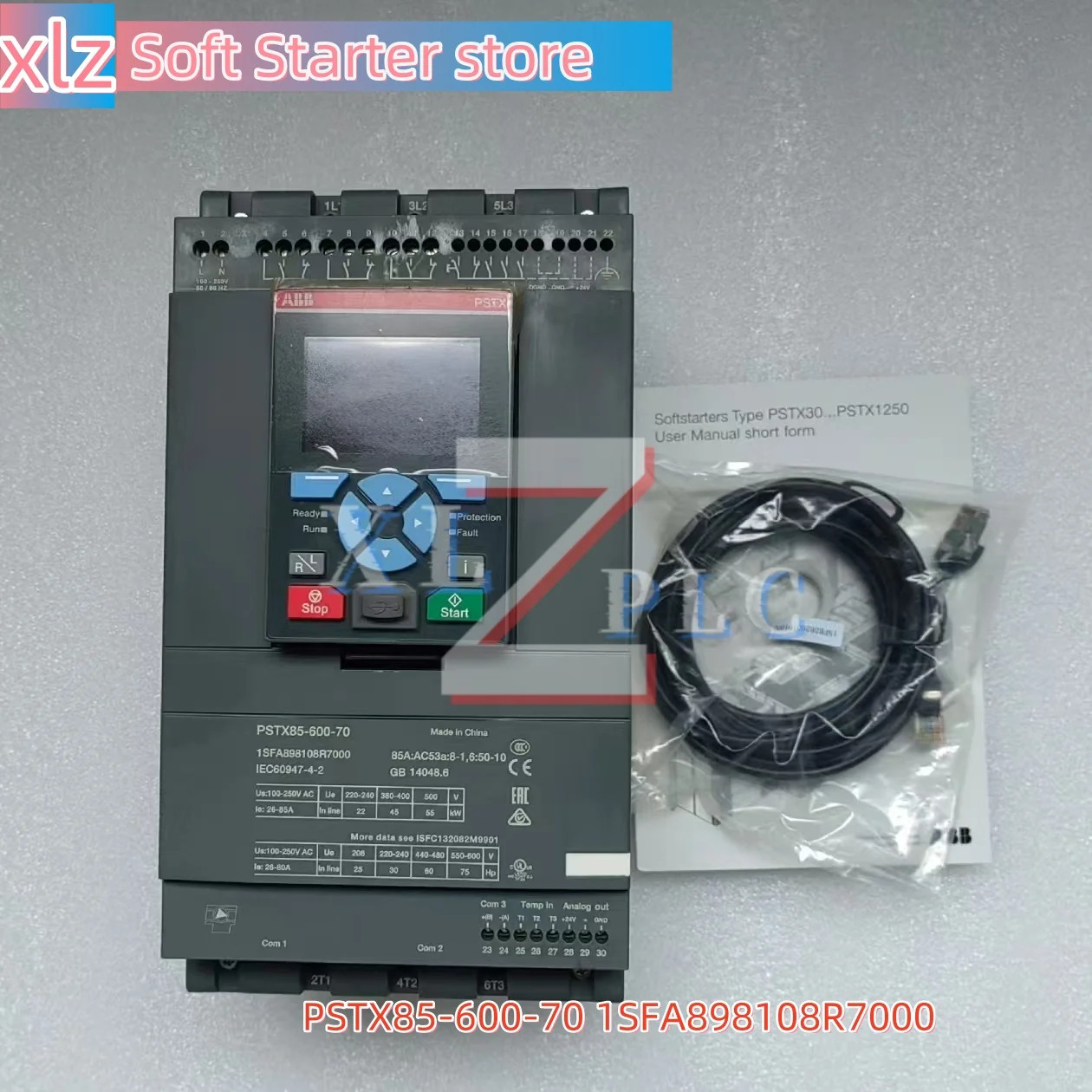 오리지널 신 PSR 소프트 스타터 PSTX85-600-70 1SFA898108R7000