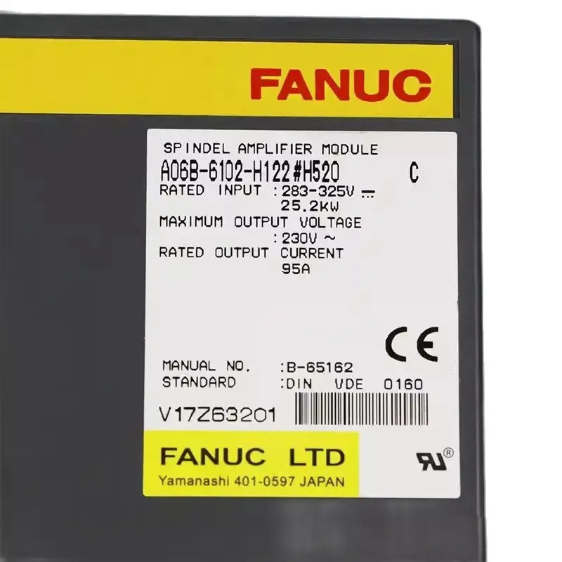 A06B-6102-H122 Fanuc 서보 드라이브 전원 공급 모듈 리퍼 완료 A06B6102H122