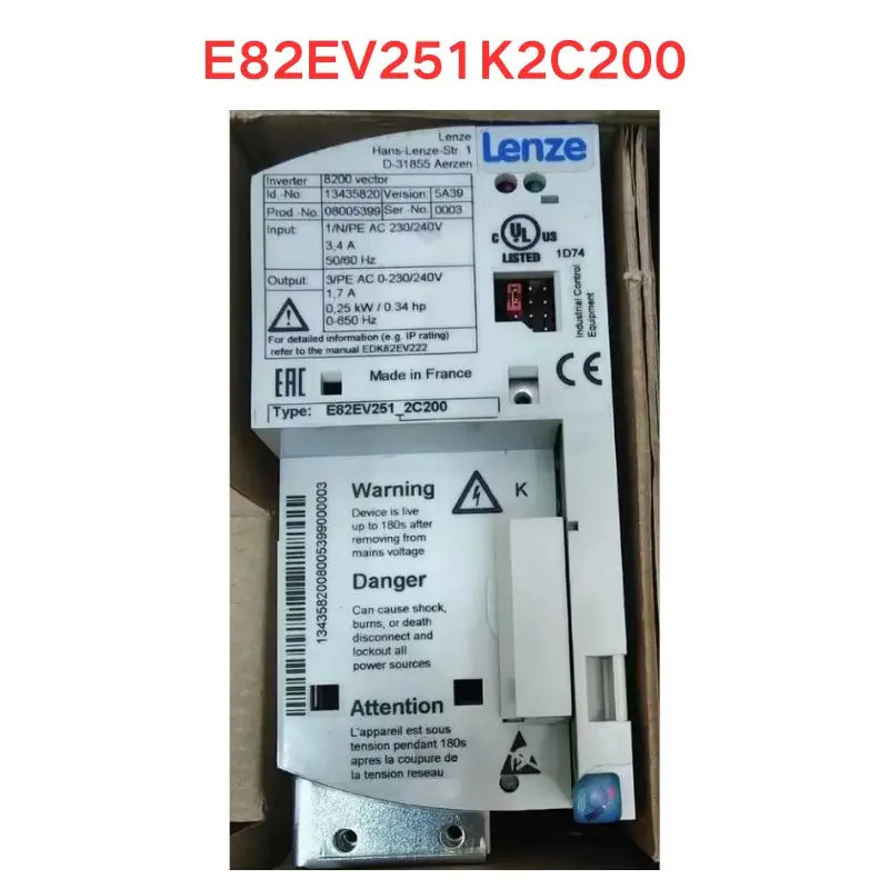 오리지널 E82EV251K2C200 주파수 변환기