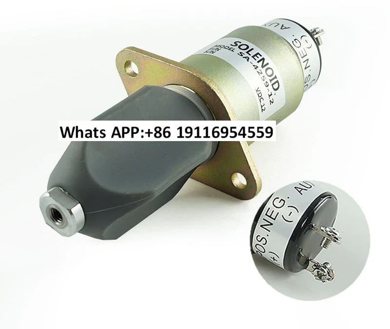 SA-4259 12V 24V 차단 오일 컷 솔레노이드 밸브 철