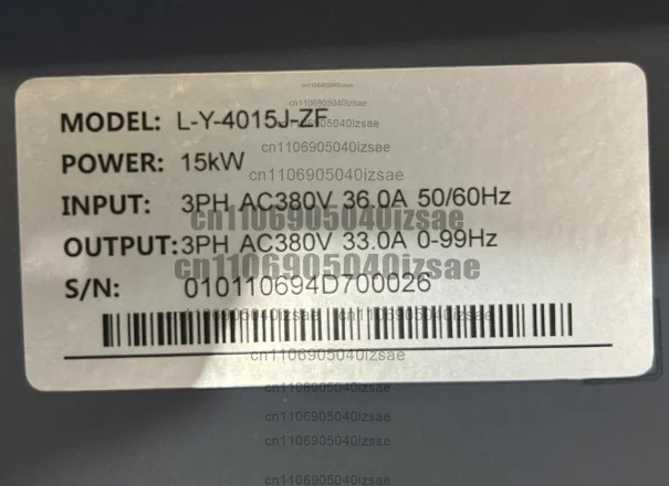 L-Y-4011J-ZF 엘리베이터 주파수 인버터 15KW 리퍼 완료 정상