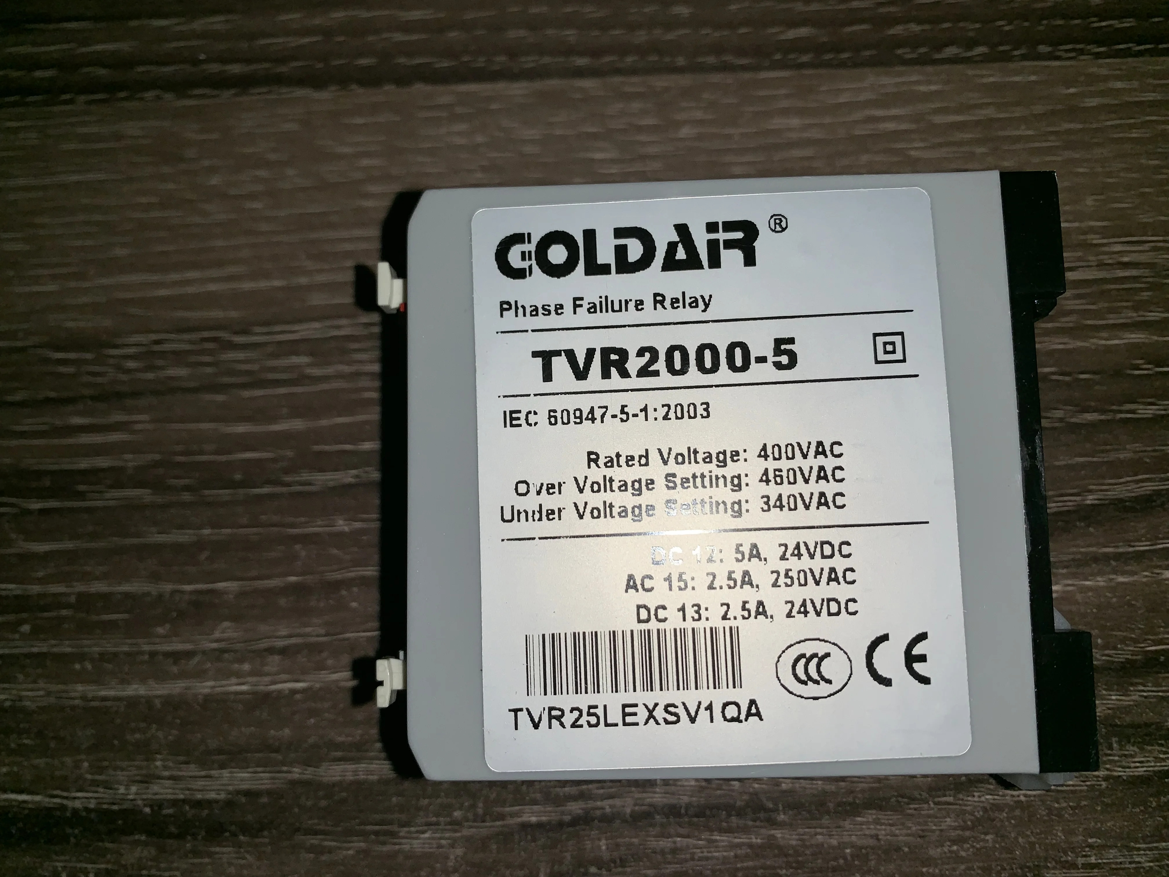 3상보호 장치 400V TVR2000-5
