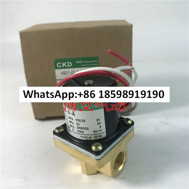 솔레노이드 밸브 AB21 01 02 2 3/5 A AC220V AC110V 3-A-DC24V