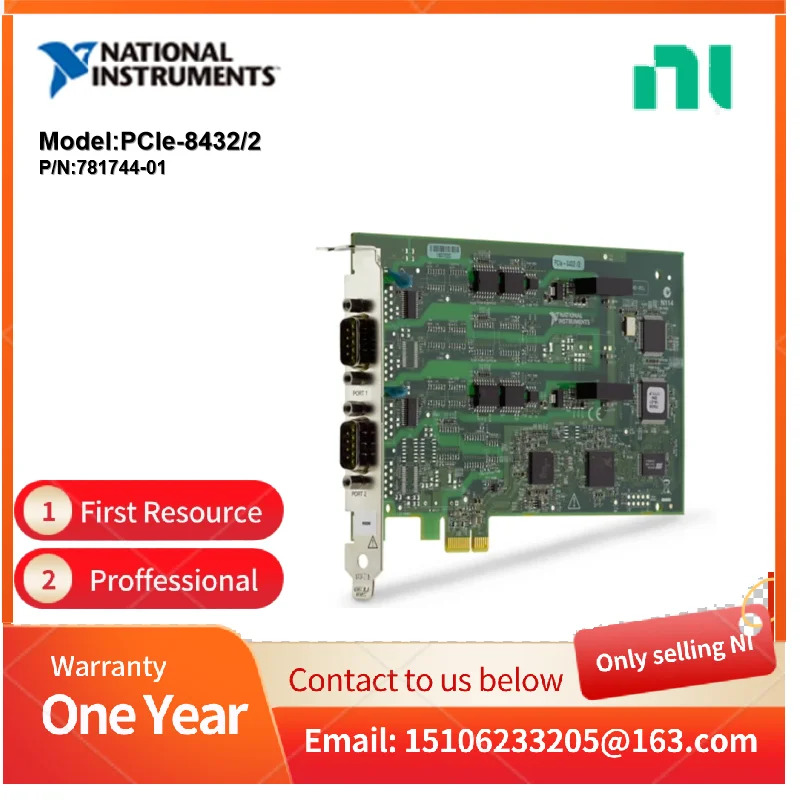 NI PCIe-8432/2 781744 -01 직렬 장비 제어