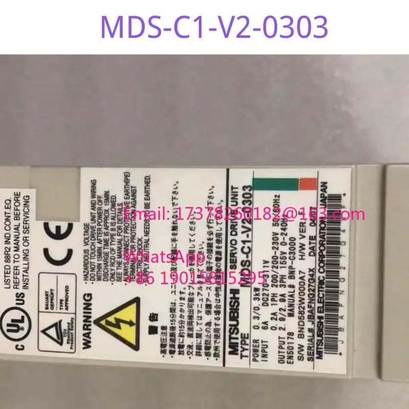 MDS-C1-V2-0303 서보 드라이브는 CNC 기계대해 리퍼를 거쳤으며 증폭기 모듈을 리퍼했습니다.