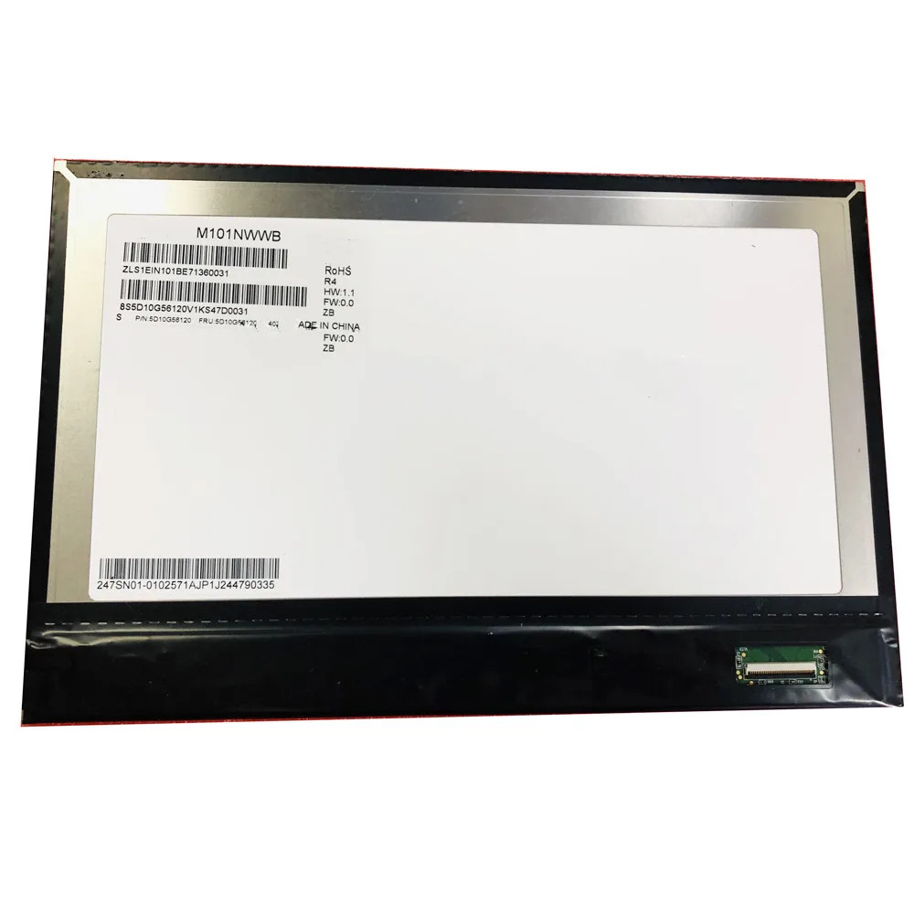 오리지널 LCD 스크린 M101NWWB R4 10.1 인치 신