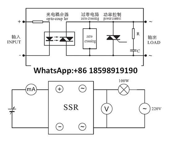 XSSR-DA4810 4820 4825 4830 4840 4850/4860 단상 솔리드 스테이트 릴레이