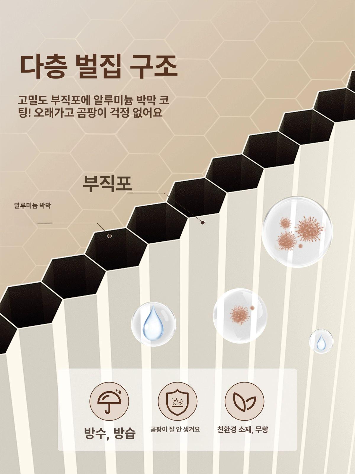 샤워커튼 욕실파티션 물막이 슬라이드바 무타공샤워부스 심플 - 상세 이미지 3