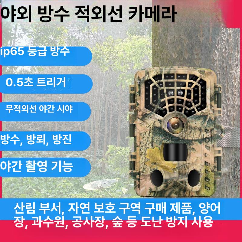 산속 야생동물관찰카메라 블랙박스설치 표준배치 기본형 D2 표준 배터리 배터리 교체 필요 기본 구성 (메모리카드없음,별도카드필요) - 상세 이미지 2